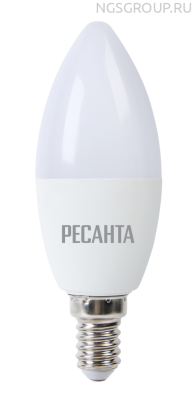 Лампа светодиодная РЕСАНТА LL-R-C37-7W-230-4K-E14