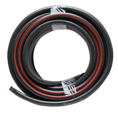 Шланг поливочный ПВХ усиленный премиум, пищевой трехслойный армированный 1/2, 25м Вихрь