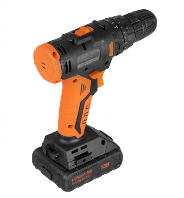 Дрель-шуруповерт аккумуляторная Вихрь ДА-18Л-2КУ/Б (бесщеточный двигатель)