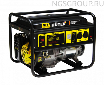 Электрогенератор бензиновый DY6.5A Huter