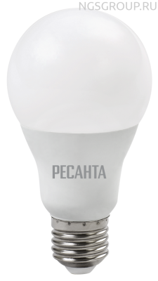 Лампа светодиодная РЕСАНТА LL-R-A65-15W-230-3K-E27